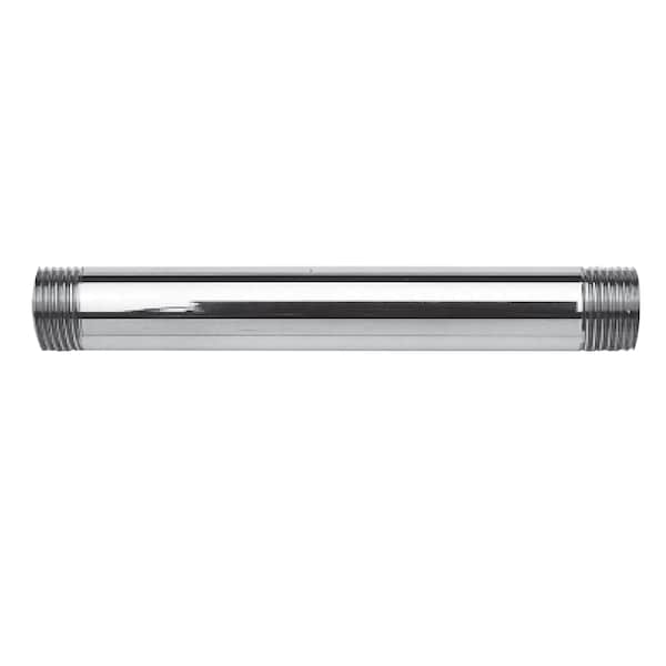 4" Brass Nipple, 3/8" Ips in Polished Nickel
